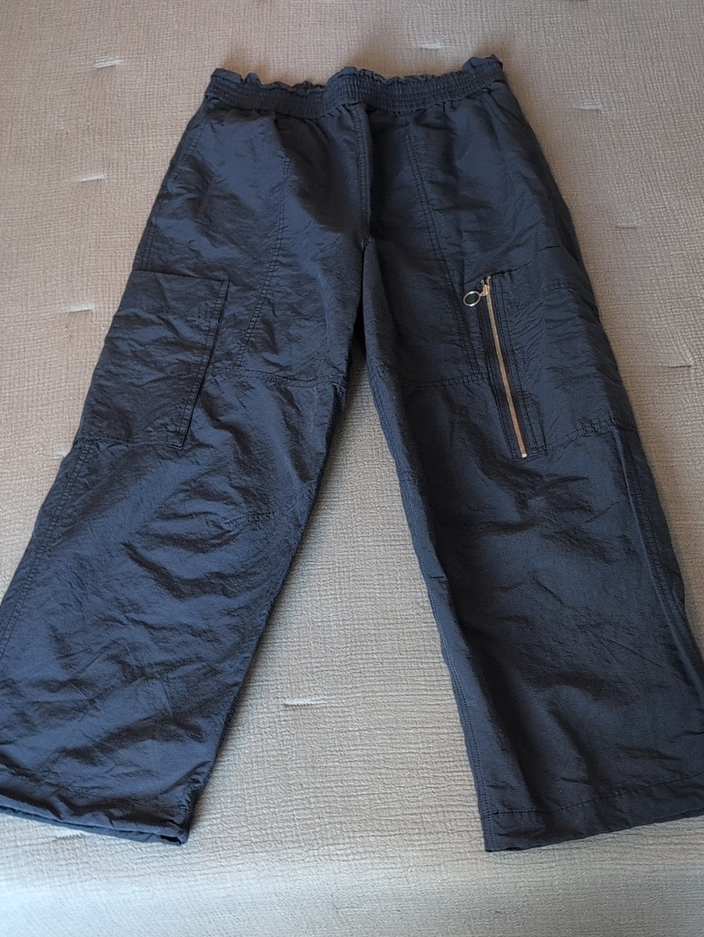 Sweaty Betty Black Cargo Track Pants